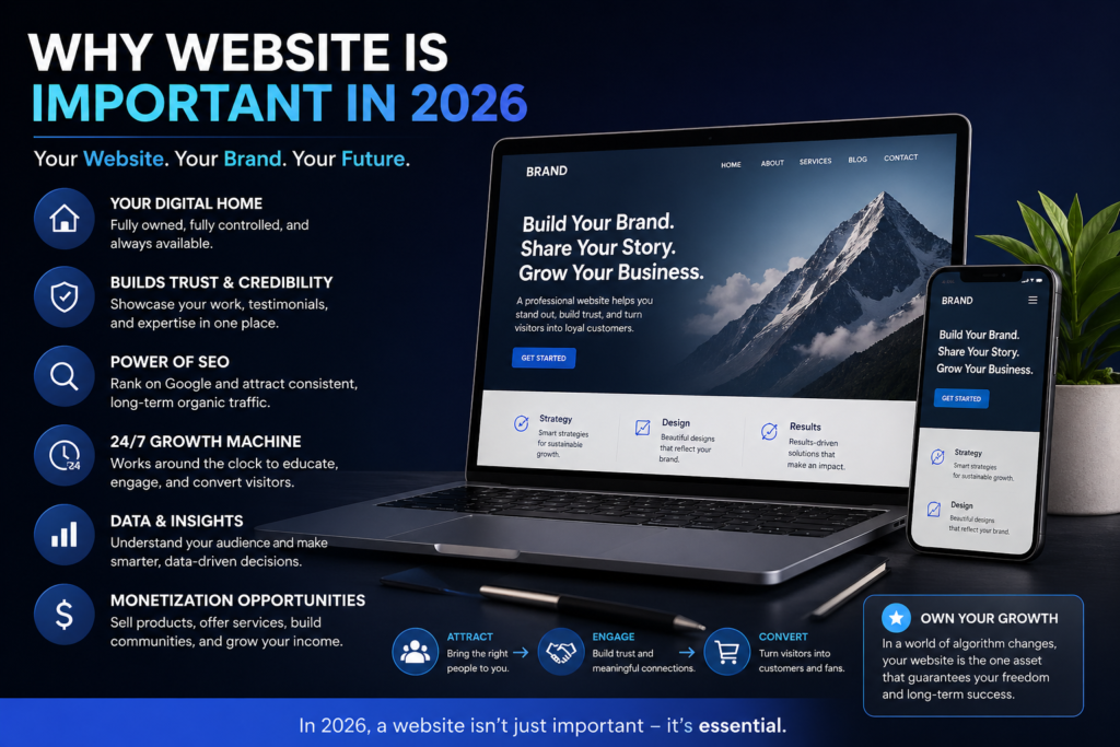 why website is important in 2026