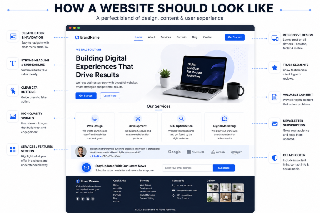 WEBSITE INTERFACE